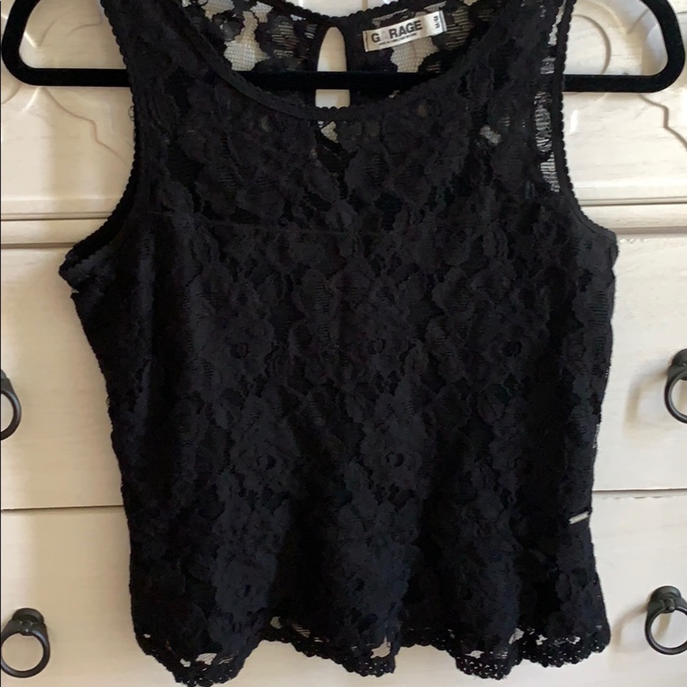Lace tank top